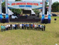Pemerintah Tanah Bumbu Gelar Aksi Sinergi Merah Putih di Kecamatan Angsana