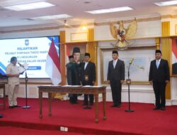 Mendagri Lantik Tiga Pejabat Pimpinan Tinggi Madya Kemendagri