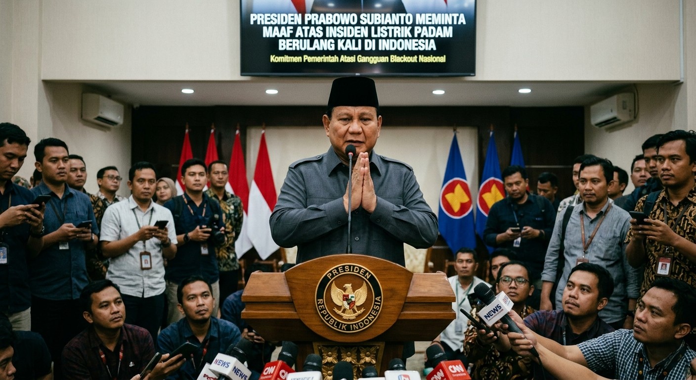 pemerintah minta maaf blackout