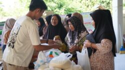 Pasar Murah Disperindag Balangan Diserbu Warga Desa Mihu
