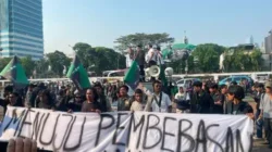 PB HMI MPO Gelar Aksi di DPR, Sampaikan Lima Tuntutan untuk Pemerintah