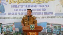 Bupati HSS Ajak Kader PKK Perkuat Ketahanan Pangan saat Verifikasi Lomba di Desa Sirih