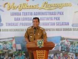 Bupati HSS Ajak Kader PKK Perkuat Ketahanan Pangan saat Verifikasi Lomba di Desa Sirih