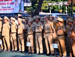 Pemkab HSS Peringati Hari Anak Nasional dalam Apel Gabungan