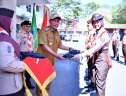 Bupati HSS Lepas Kontingen Pramuka ke Jambore Nasional XII 2026, Pesan Jaga Nama Baik Daerah
