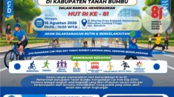 CFD Perdana Tanah Bumbu Digelar 16 Agustus, Warga Diajak Olahraga dan Jaga Lingkungan