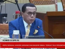 Juniver Girsang Usul RUU Perampasan Aset Bentuk Komite Independen Kelola Barang Sitaan