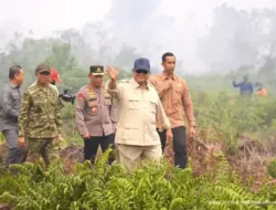 Prabowo Tinjau Karhutla Kalbar, BNPB Laporkan 198 Titik Api Berstatus Tinggi