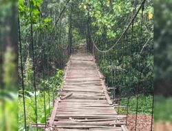 Jembatan Desa Karya Rusak, Pemkab Balangan Siapkan Rp850 Juta untuk Pembangunan Baru