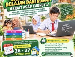 Disdikbud Balangan Terapkan Belajar dari Rumah Akibat Asap Karhutla