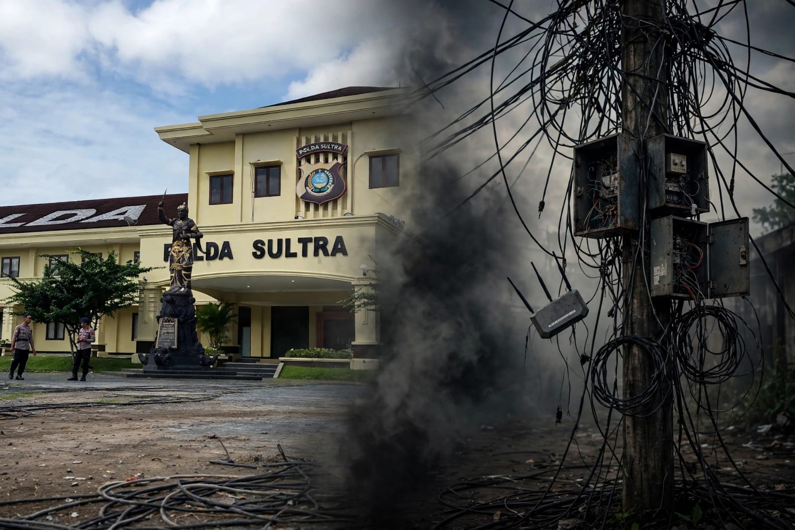 Polda Sultra hukum Internet ilegal
