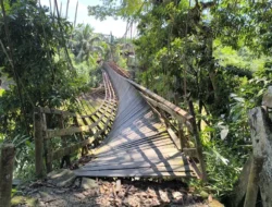 Pemkab Balangan Pastikan Jembatan Gantung Hujan Mas Direhabilitasi Tahun Ini